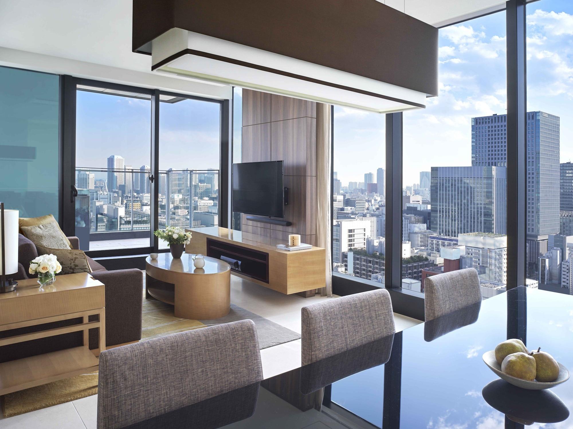 Oakwood Premier Tokyo Hotel Екстериор снимка A living room in a condominium